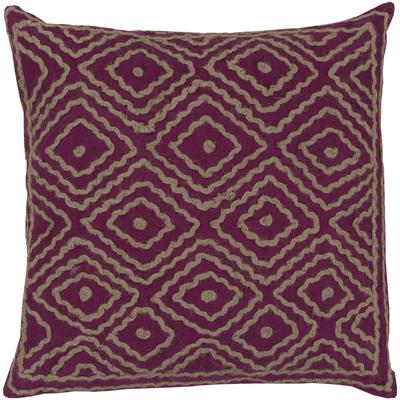 Decorative Sergio Geometric Feather and Feather Down or Polyester Filled 20-inch