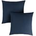 Sorra Home Sloane Marine 18 x 18-inch Indoor/ Outdoor Knife Edge Pillow Set