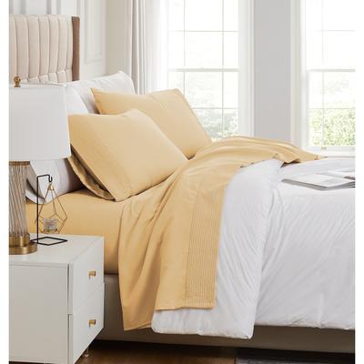 Vilano 21-inch Extra Deep Pocket 4-Piece Bed Sheet Set with Pleated Hem