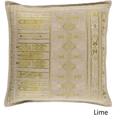 Decorative Fort Worth 22-inch Feather Down or Poly Filled Throw Pillow