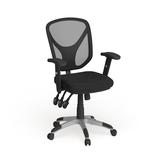Mid-Back Mesh Multifunction Swivel Task Office Chair with Adjustable Arms