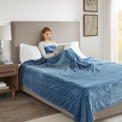 Beautyrest Heated Plush Secure Comfort Blanket
