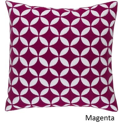 Decorative Kristen 22-inch Feather Down/Polyester Filled Throw Pillow