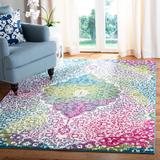 SAFAVIEH Watercolor Agafia Modern Abstract Medallion Rug