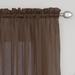 Miller Curtains Preston 95-inch Rod Pocket Sheer Curtain Panel