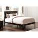 Nantucket Full Platform Bed with USB Charging Station in Espresso