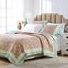 Barefoot Bungalow Palisades Pastel Quilt and Pillow Sham Set