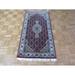 Hand Knotted Red Mahi Tabriz with Wool & Silk Oriental Rug - 2'6 x 4'9