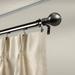 InStyleDesign Ball Cordless Traverse Curtain Rod 36-72 inch - 36 - 72