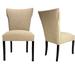Bella Allure Pebble Espresso Legs Upholstered Dining Chairs (Set of 2)