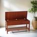 The Gray Barn Waggoner Solid Wood Shoe Bench with Storage