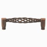 GlideRite Hardware 5-inch Screw Spacing Oil Rubbed Bronze Birdcage Twisted Steel Cabinet Pull (Pack of 10 or 25)