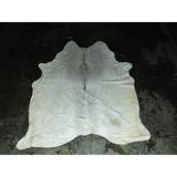 Rare White Cowhide - 72" x 87"/6 feet x 7.25 feet - 72" x 87"/6 feet x 7.25 feet