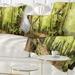 Designart 'Rainforest Panorama Landscape' Photography Throw Pillow