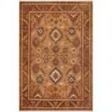 Shabby Chic Ziegler Kristi Gold Hand-knotted Wool Rug - 9 ft. 0 in. x 11 ft. 8 in.
