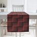 Black & Color Basketweave Stripes Table Runner