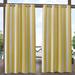 ATI Home Canopy Stripe Outdoor Grommet Top Curtain Panel Pair