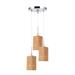 Woodbridge Lighting Light House 3-light Serymmetry Bamboo Mini-pendant cluster