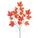 Set of 24 Artificial Rock Maple Leaf Stem Plant Greenery Spray Branch 22in