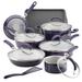 Rachael Ray Create Delicious Aluminum Nonstick Cookware Induction Pots and Pans Set