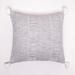 Moora Grey Cotton Pillow Sham