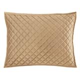 HiEnd Accents Velvet Diamond Quilted Pillow Sham Set, 2PC