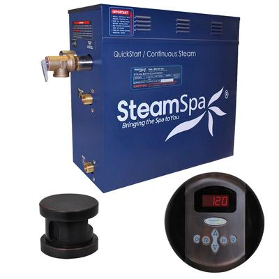 SteamSpa Oasis 4.5kw Steam Generator Package in Oil Rubbed Bronze