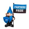 10 in. x 6 in. Carolina Panthers NFL Garden Gnome with Team Flag - 10"