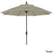 North Bend 11-foot Crank Open Auto-tilt Black Umbrella by Havenside Home