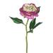 Vickerman 13" Artificial Purple Peony Rose Stem, 6 per Bag