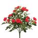 Vickerman 15" Red Rose Floral Bush