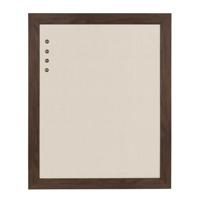 DesignOvation Beatrice Framed Linen Fabric Pinboard