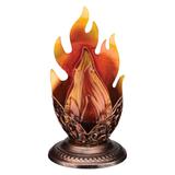 Blaze Table Lantern - Amber - 6''x6''x12''