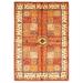 ECARPETGALLERY Hand-knotted Chobi Finest Red Wool Rug - 5'6 x 7'10
