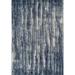 Addison Reston Casual Stripe Blue/Silver Area Rug (5'1 x 7'5) - 5'1"X7'5"