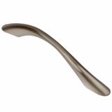 GlideRite 3.75-inch Satin Nickel Twisted Curved Arch Cabinet Pull (Pack of 10 or 25)