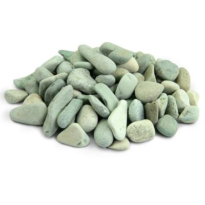 Polynesian Pebble 1000 lbs - Decorative Stones | Smooth White Rock | Landscaping, Gardening, Potted Plants, and Terrariums