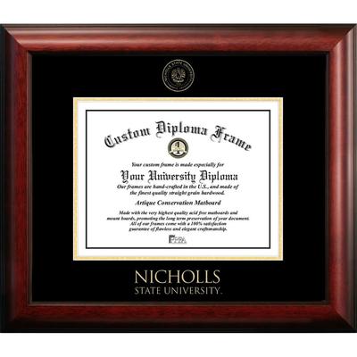 Nicholls State 11w x 8.5h Gold Embossed Diploma Frame