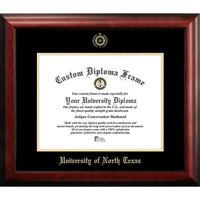 University of North Texas 14w x 11h Gold Embossed Diploma Frame