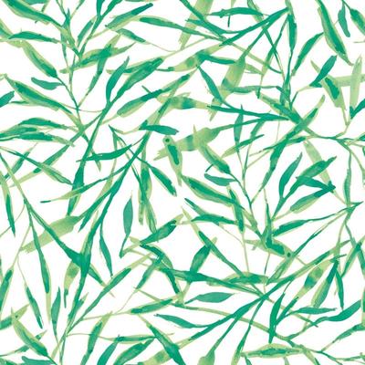 Tempaper Watercolor Leaves Peel and Stick Wallpaper