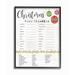 Stupell Seasonal Christmas Word Scramble Activity Winter Holiday Framed Wall Art