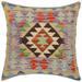 Bohemian Barton Hand-Woven Turkish Kilim Pillow 18 in. x 18 in.