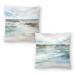 Midnight Clear I and Midnight Clear II - Set of 2 Decorative Pillows
