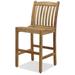Eden Home Outdoor 2-Piece Teak Barstool Set Patio Furniture Wooden Barstool
