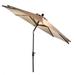 Lauren & Company Aluminum 9-foot Auto-tilt Market Umbrella