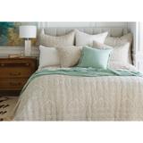 Navya Hand Crafted Tan Cotton Quilt (Shams Not Included)