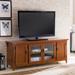 Leick Home Solid Wood Four Door TV Stand