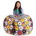 Kids' Stuffed Animal Storage Bean Bag Chair Cover or Toy Organizer