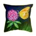 Sulphur Butterfly & Clover Indoor/Outdoor Pillow