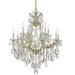 Maria Theresa 13 Light Swarovski Strass Crystal Gold Chandelier - 28'' W x 32'' H